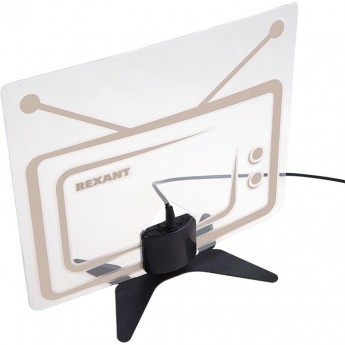 Антенна комнатная REXANT AG-719 «Активная» с USB питанием, для цифрового телевидения DVB-T2