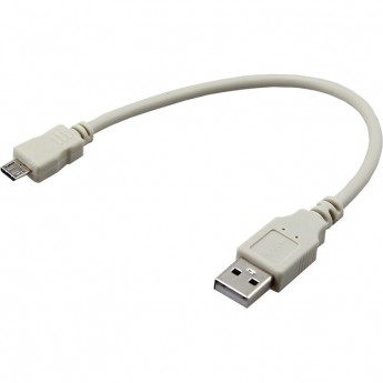 Кабель USB REXANT (штекер micro USB - штекер USB A) 0.2 метра, серый Кабель USB REXANT (штекер micro USB - штекер USB A) 0.2 метра, серый