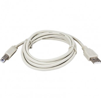 Кабель USB REXANT (штекер USB B - штекер USB A) 3 метра, серый Кабель USB REXANT (штекер USB B - штекер USB A) 3 метра, серый