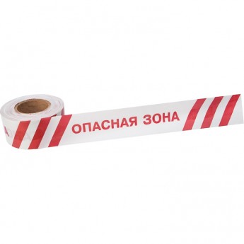Лента оградительная REXANT ОПАСНАЯ ЗОНА 75 мм х 250 м белый/красный Лента оградительная REXANT ОПАСНАЯ ЗОНА 75 мм х 250 м белый/красный