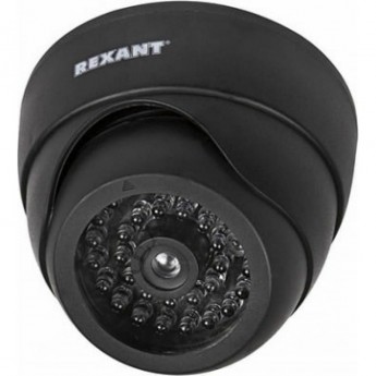 Муляж камеры REXANT, внутренний, купольный, черный