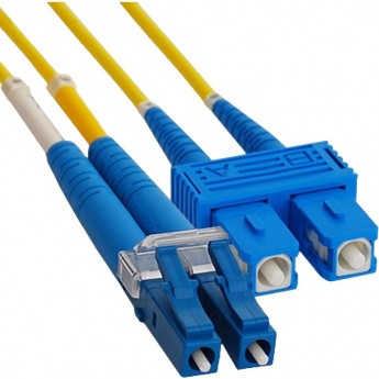 Патч-корд оптический REXANT переходной (SM), 9/125 (OS2), LC/UPC-SC/UPC, (Duplex), LSZH, 2м Патч-корд оптический REXANT переходной (SM), 9/125 (OS2), LC/UPC-SC/UPC, (Duplex), LSZH, 2м