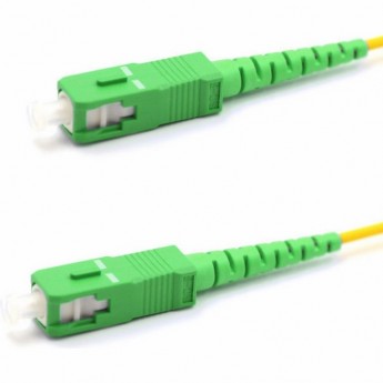 Патч-корд REXANT 9/125 (OS2) SC/APC-SC/APC LSZH оптический соединительный 10м Патч-корд REXANT 9/125 (OS2) SC/APC-SC/APC LSZH оптический соединительный 10м