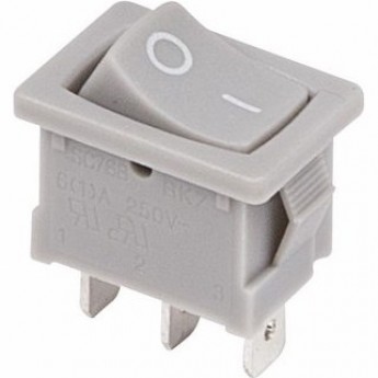Переключатель клавишный REXANT RWB-202 MINI 6А серый