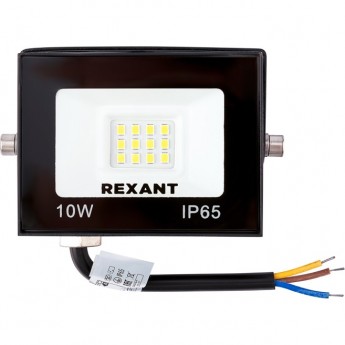 Прожектор REXANT СДО 10 Вт 4000 K черный Прожектор REXANT СДО 10 Вт 4000 K черный