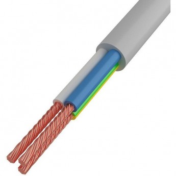 Провод REXANT ПВС 3x1.0 мм² соединительный белый 20 м