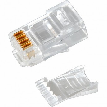 Разъем REXANT RJ-45(8P8C) под витую пару UTP с вставкой Разъем REXANT RJ-45(8P8C) под витую пару UTP с вставкой