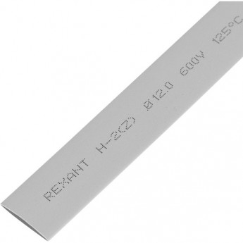 Термоусаживаемая трубка REXANT 12.0/6.0 мм серая, 50 шт. Термоусаживаемая трубка REXANT 12.0/6.0 мм серая, 50 шт.