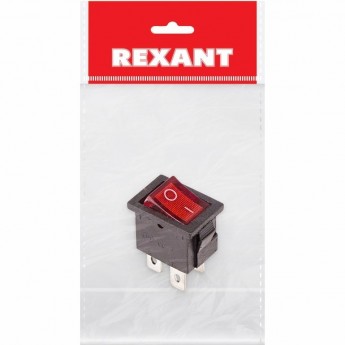 Выключатель клавишный REXANT MINI RWB-207 красный индивидуальная упаковка Выключатель клавишный REXANT MINI RWB-207 красный индивидуальная упаковка