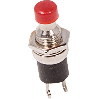 Выключатель-кнопка REXANT MICRO металл 220V 2А (2с) OFF-(ON) Ø7.2 красная (RWD-301, PBS-10B) Выключатель-кнопка REXANT MICRO металл 220V 2А (2с) OFF-(ON) Ø7.2 красная (RWD-301, PBS-10B)